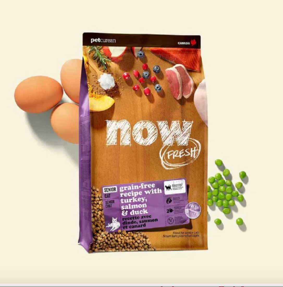 無榖物火雞鴨肉三文魚配方老貓乾糧