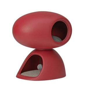 Qeeboo Cat Cave kennel for cats bordeaux